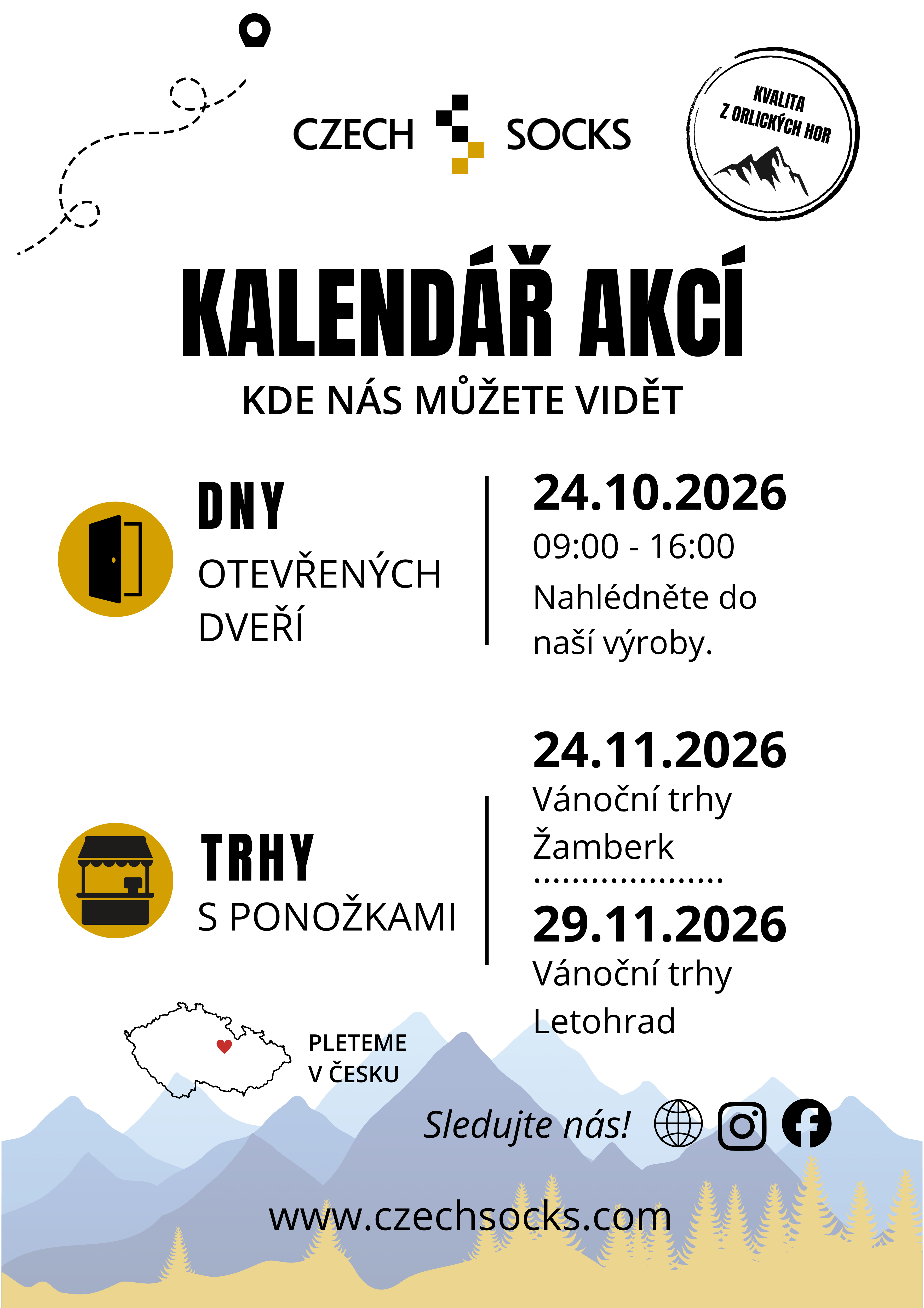 KALENDÁŘ AKCI 2026